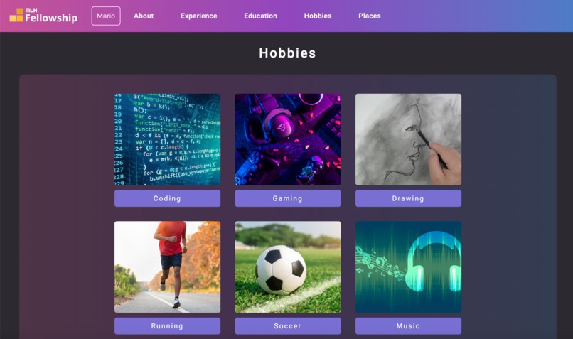 Portfolio Website - Mario Zuniga and Kayla Fang – screenshot 6