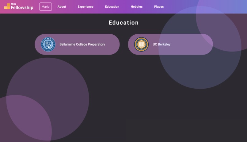 Portfolio Website - Mario Zuniga and Kayla Fang – screenshot 7