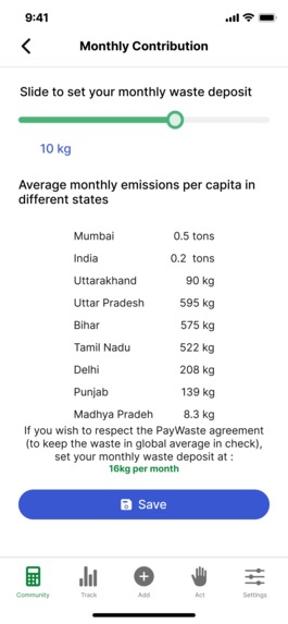 PayWaste – screenshot 2