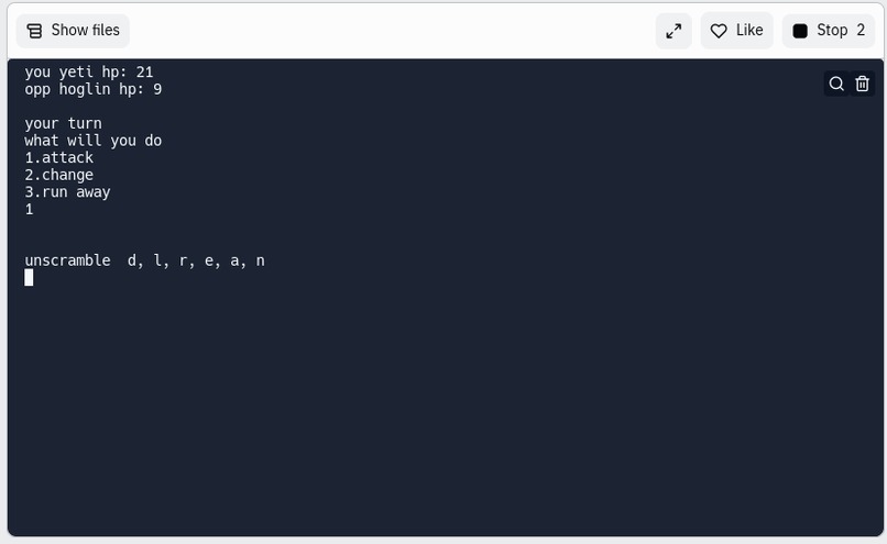 wordymon – screenshot 1