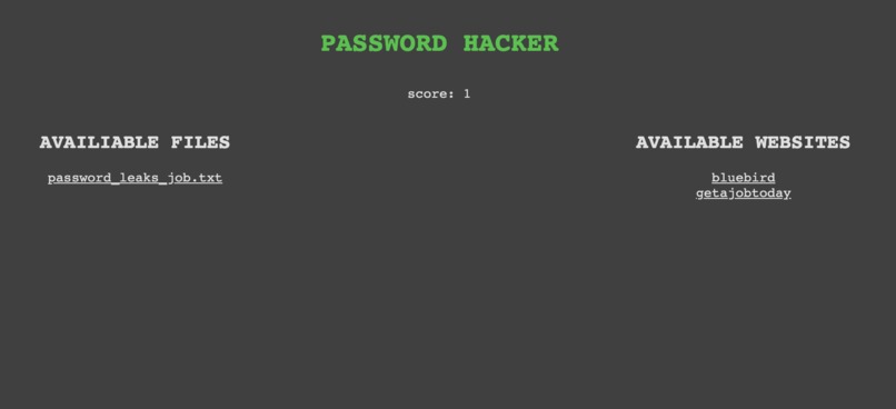 Password Hacker – screenshot 1