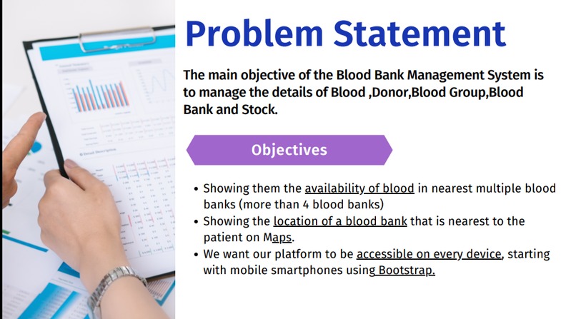 Blood Management System – screenshot 1
