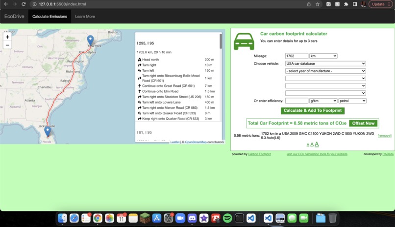 EcoDrive – screenshot 1