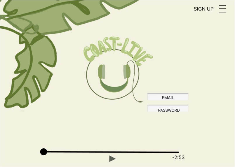 Coastal-hacks project – screenshot 1
