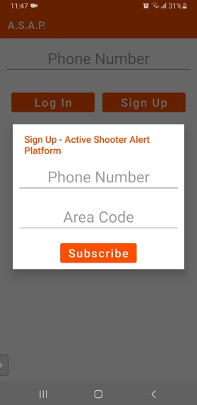 Active Shooter Alert Platform [ASAP] – screenshot 2