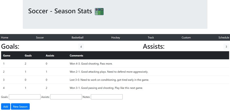 Sports Tracker: Track Your Extracurricular Activities – screenshot 3