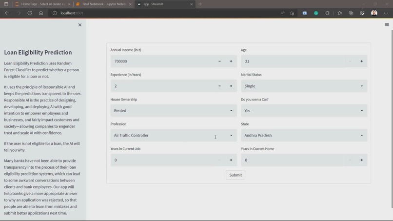 Loan Eligibility Prediction – screenshot 1