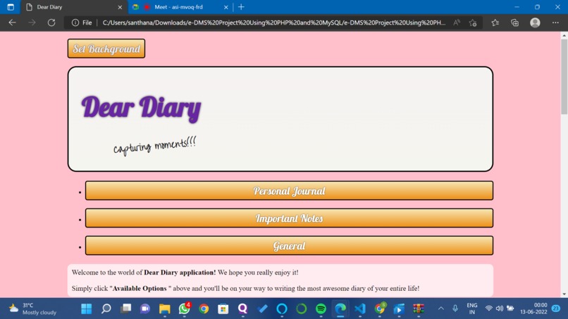 Dear Diary – screenshot 4