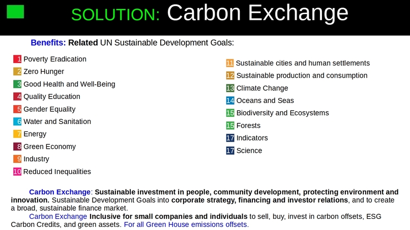 Do carbon Neutral in your products & service.Carbon Exchange – screenshot 5