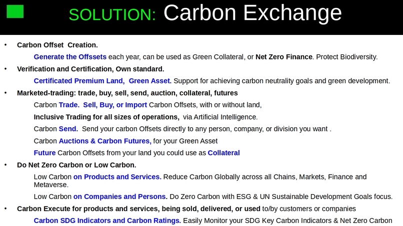 Do carbon Neutral in your products & service.Carbon Exchange – screenshot 7