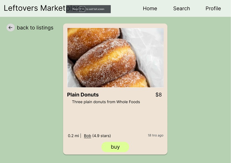 Leftovers Marketplace – screenshot 5