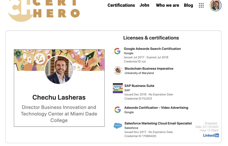 CERTHero – screenshot 4