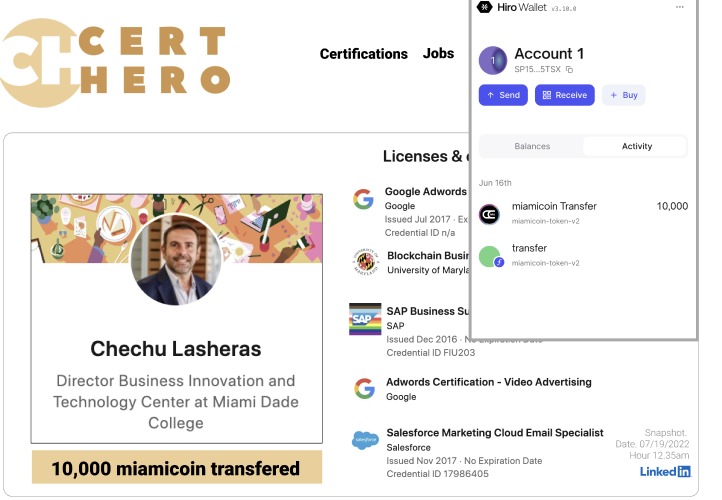 CERTHero – screenshot 6