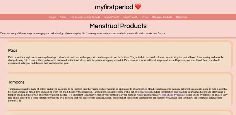 My First Period – screenshot 2