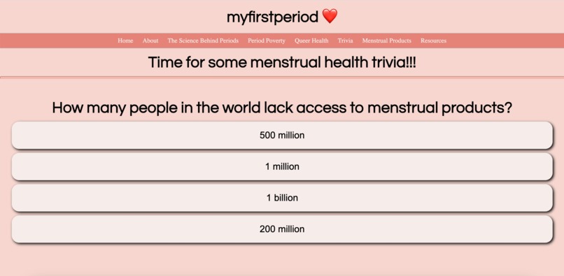 My First Period – screenshot 3