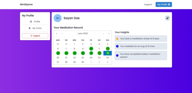 MindSpace – screenshot 2
