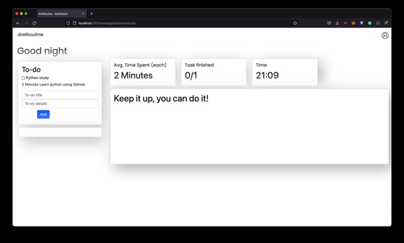 drelRoutine – screenshot 4
