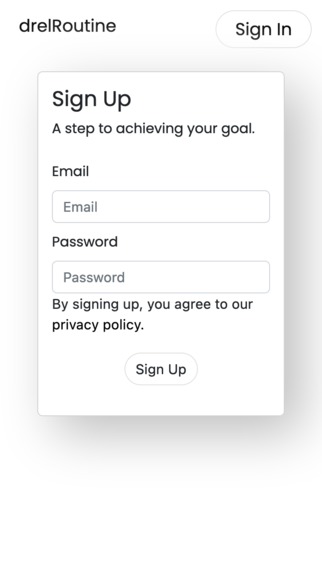 drelRoutine – screenshot 2