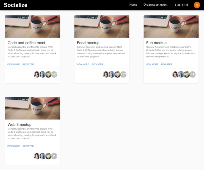 Socialize – screenshot 2