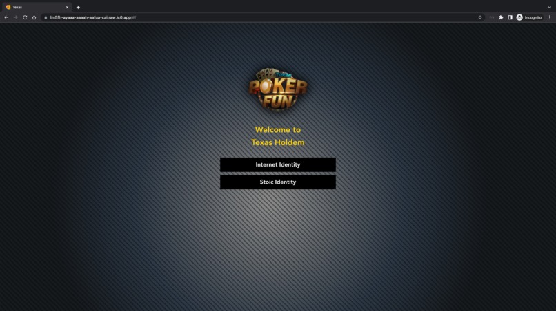Texas Hold'em – screenshot 1