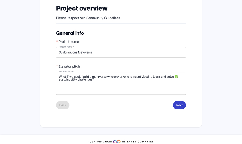 Sustainations DAO – screenshot 6
