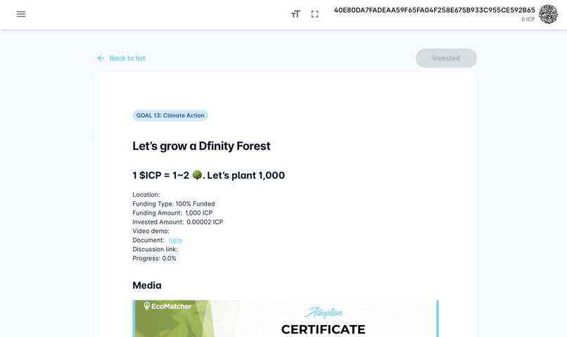 Sustainations DAO – screenshot 8
