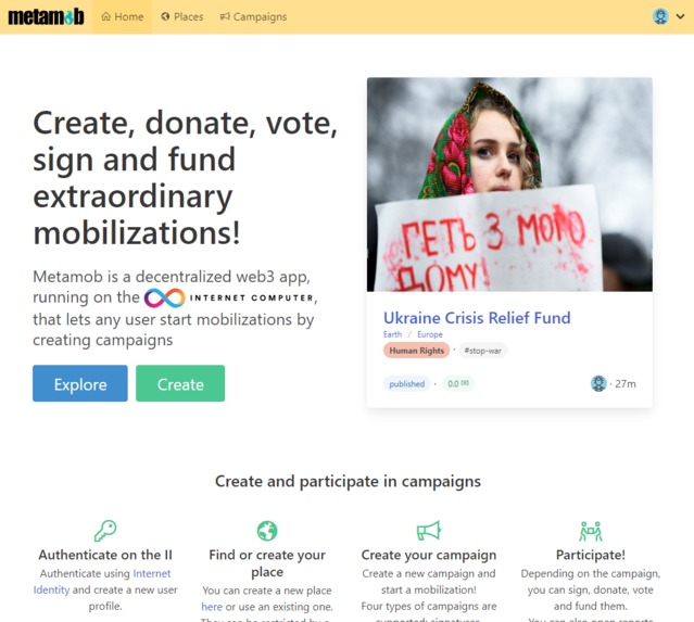 metamob – screenshot 1