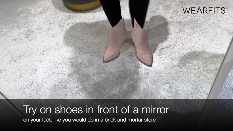 ViewAR: AR visualizations and shoes try-on for the Metaverse – screenshot 1