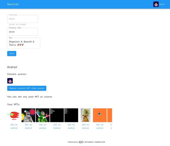 Dwitter – screenshot 2