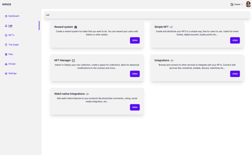 NiftiOS – screenshot 3