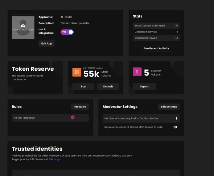 MODCLUB – screenshot 1
