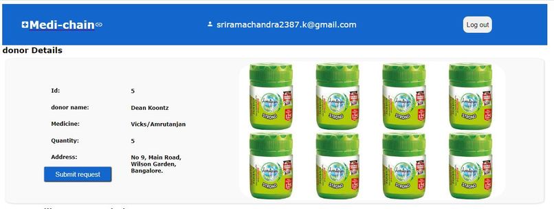 Medi-chain – screenshot 5