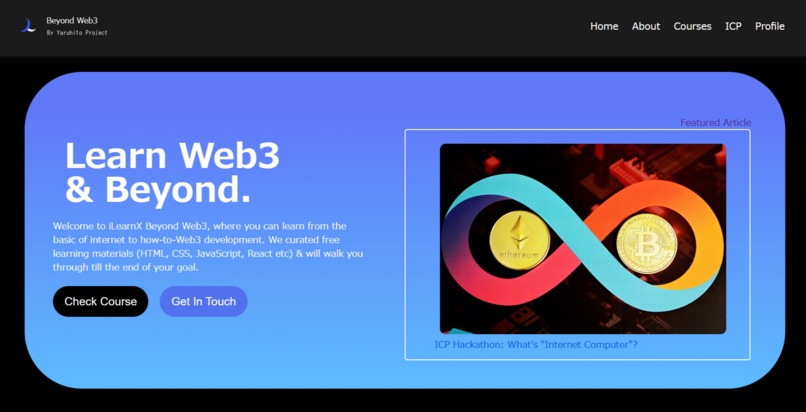 iLearnX Beyond Web3 (By Yaruhito Project) – screenshot 2