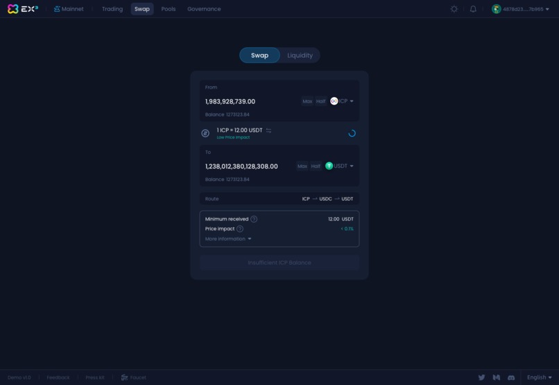 EX3 orderswap – screenshot 3