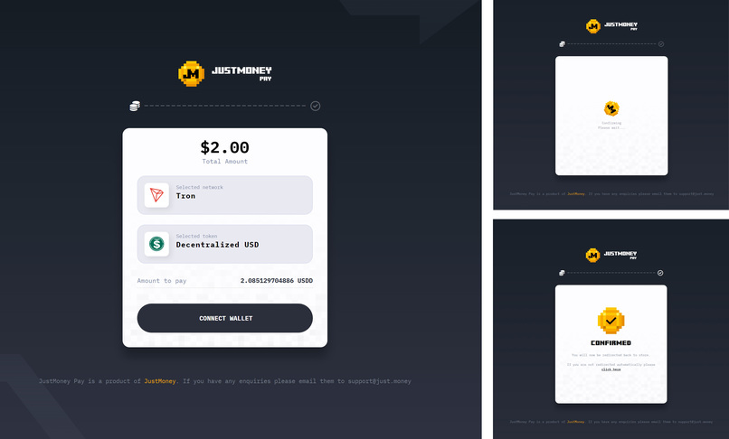 JustMoney Pay – screenshot 2