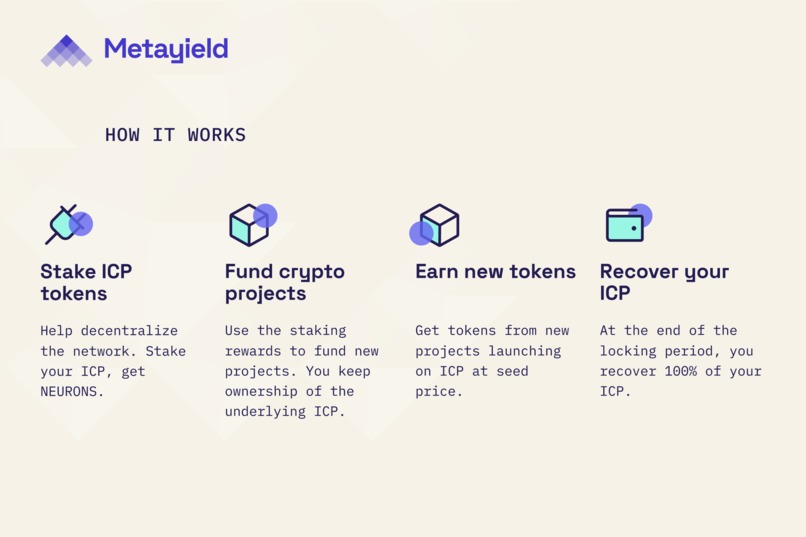 Meta Yield - liquid staking crowdfunding platform for ICP. – screenshot 4