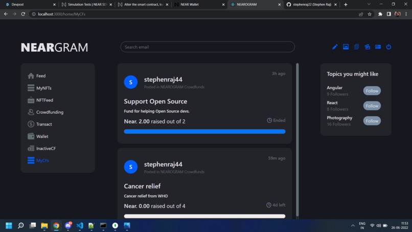 NEAROGRAM – screenshot 1