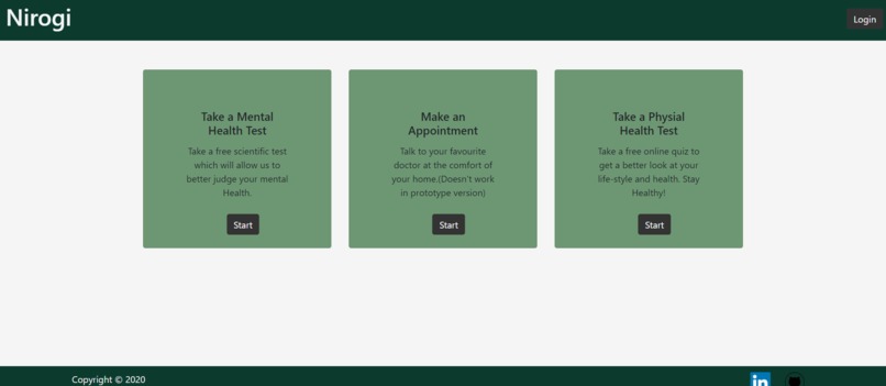 Nirogi - Heath Website – screenshot 1