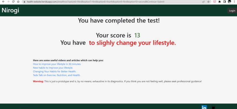 Nirogi - Heath Website – screenshot 6
