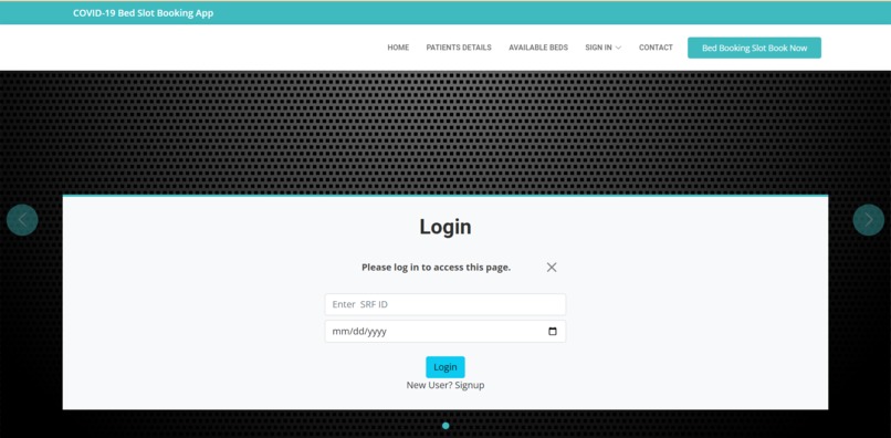 Covid-Center – screenshot 1