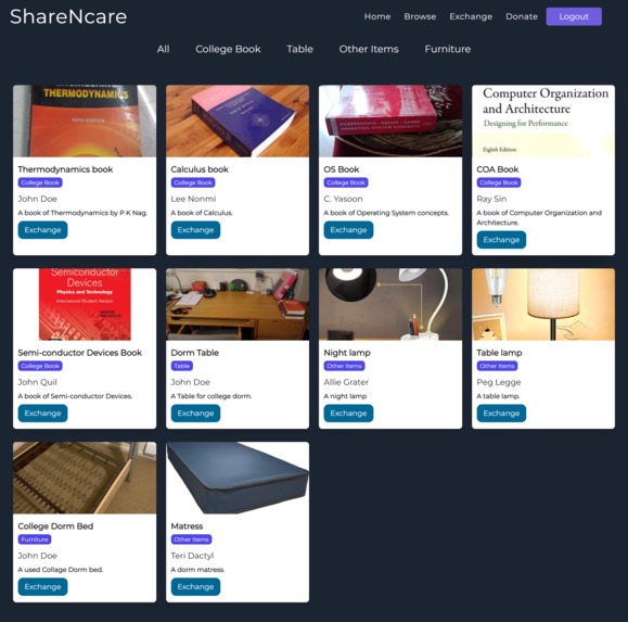 ShareNcare – screenshot 3