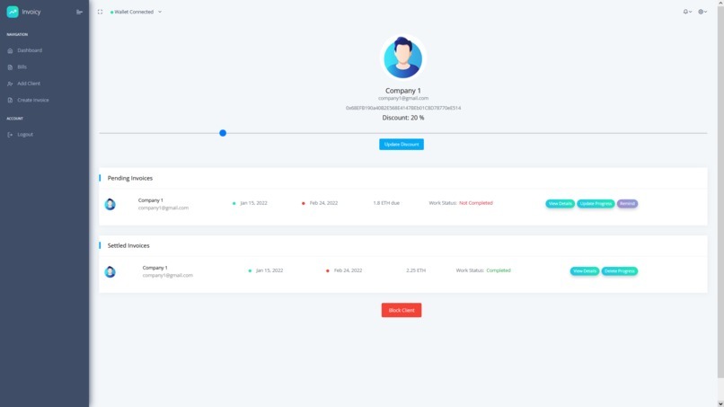 Invoicy – screenshot 2