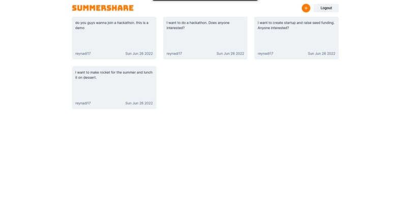 Summershare – screenshot 1