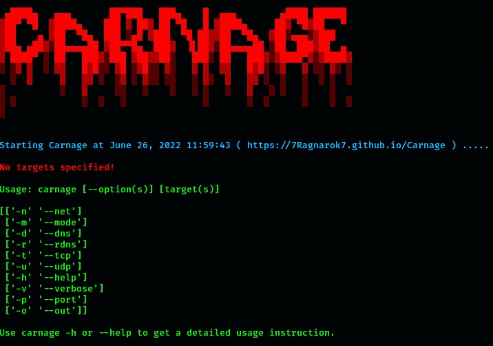 CARNAGE – screenshot 1