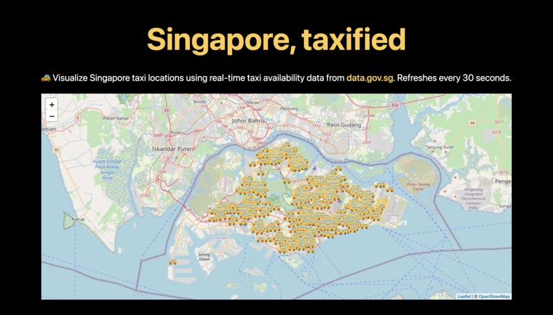 Singapore, taxified – screenshot 1