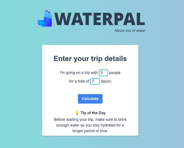 WaterPal – screenshot 1