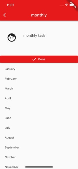 New Year Resolution Tracker – screenshot 1