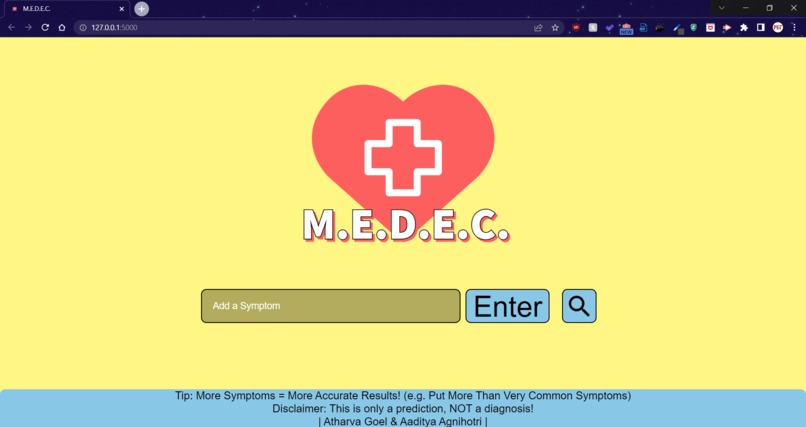 MEDEC – screenshot 1