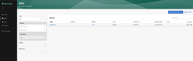 Bille Service Catalog – screenshot 1
