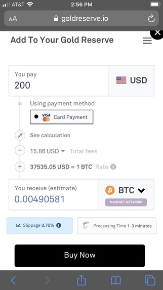 GoldReserve.io – screenshot 3